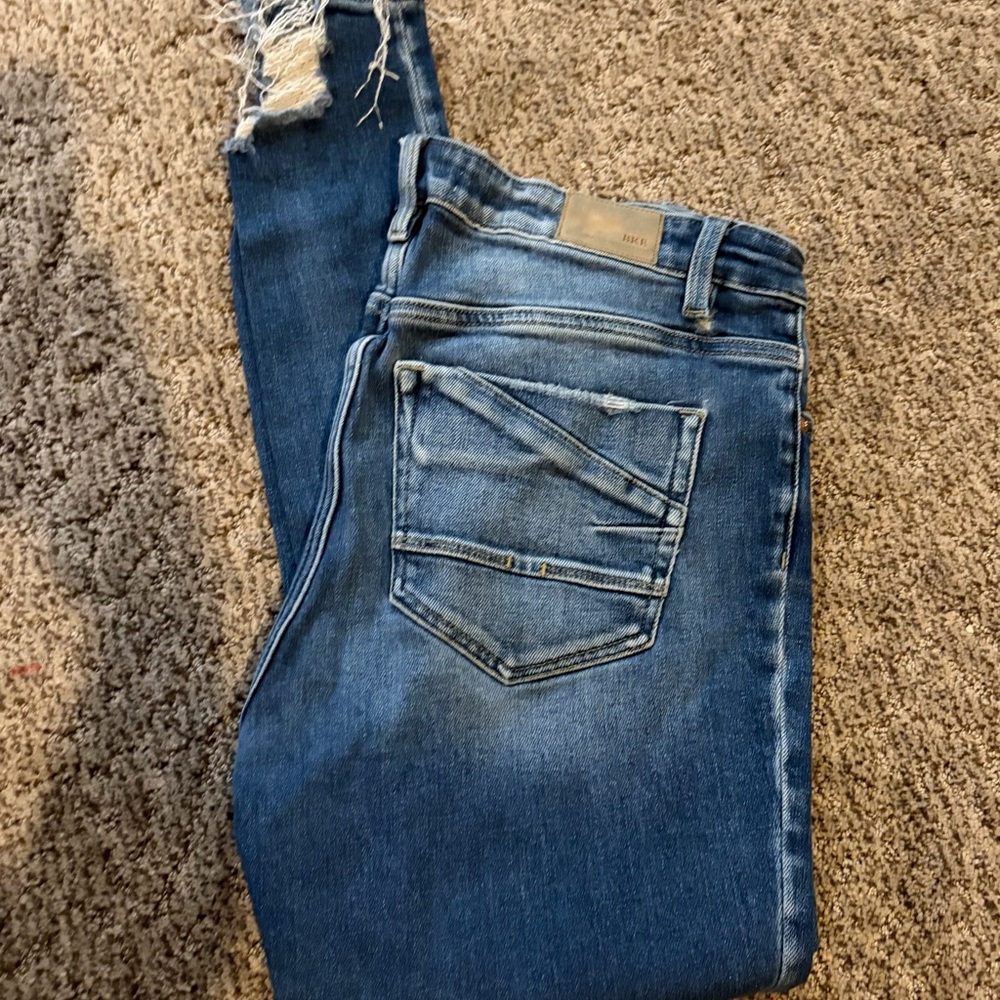 BKE Women's Skinny Jeans - Blue